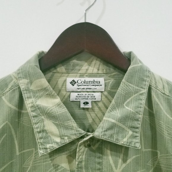 Columbia Sportswear - Floral Design Shirt - Sage Green - Picture 3 of 10